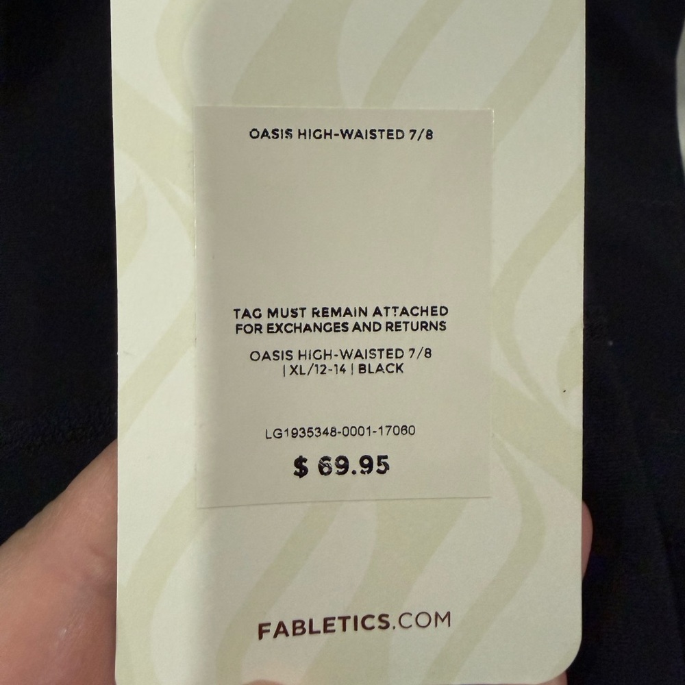 Fabletics High-Rise Black Performance Leggings - Picture 6 of 6